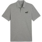 PUMA Herren Polo ESS No. 1 Logo Pique Polo, Größe S in Grau