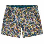 Patagonia Women's Baggies Shorts 5 in., S, wild botanist: tidal teal