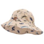Mikk-Line - Kid's Summer Bucket Hat AOP - Cap Gr 51 cm - 2-4 Years beige