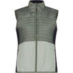 CMP Hybrid Weste Damen  Kunstfaserwesten grau Größe XXS Trekking  Elastisch