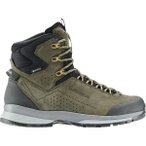 LOWA Herren Trekkingstiefel DELAGO GTX MID, Größe 44 ½ in OLIV/SCHWARZ