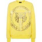PLEIN SPORT Sweatshirt TIGER, Größe M in Gelb