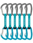 Petzl - 6er-Set mit Schnellzügen Djinn Axess - 6er-Pack Djinn Axess Türkis  - 