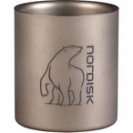 Nordisk Titan Double-Wall Trinkbecher  Campinggeschirr silber Größe 0.22l Camp