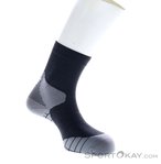 CEP Hiking Light Merino Compression Mid Cut Damen Wandersocken-Schwarz-2