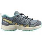 Salomon XA Pro V8 WP  Kinder  Trailrunningschuhe blau Größe 34 Trekking Wasser