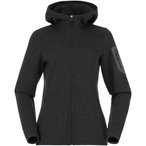 Bergans Kamphaug Knitted   Damen  Fleecejacke grau Größe S Trekking  Atmungsak