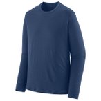 Patagonia - L/S Cap Cool Merino Shirt - Merinoshirt Gr XL blau