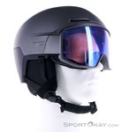 Salomon Driver Pro Sigma Photo Mips Skihelm mit Visier-Anthrazit-L