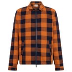 KnowledgeCotton Apparel - Checkered Heavy Flannel Overshirt - Hemd Gr S braun