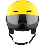 SALOMON Kinder Helm HELMET ORKA VISOR Vib Yell/Un FLS SIL, Größe 49/53 in Gelb