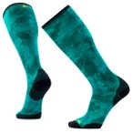 Smartwool - Ski Zero Cushion Shale Print OTC Socks - Skisocken 46-49 türkis