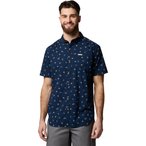 Columbia Rapid Rivers Printed  Herren  Hemden blau Größe S Lifestyle  Hautfreu