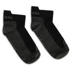 Aclima - Ankle Wool Socks 2-Pack - Merinosocken 36-39 schwarz