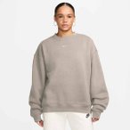 NIKE Damen Kapuzensweats lg.Arm Da W NK STDO FLC MW OS CREW, Größe XS in Schwa