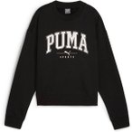 PUMA Damen Sweatshirt SQUAD Crew FL, Größe XS in Schwarz