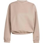ADIDAS Damen Sweatshirt Yoga Essentials Cover-up, Größe L in Braun