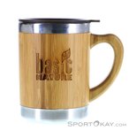 BasicNature Edelstahlbecher Tasse-Braun-One Size