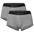 super.natural - Women's Tundra 175 Hipster 2 Pack - Unterhose Gr XS grau