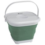 Outwell - Collaps Bucket Square with Lid - Wasserträger Gr 9 l grau