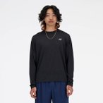 NEW BALANCE Herren T-Shirt Mens Running LS Top, Größe L in Schwarz