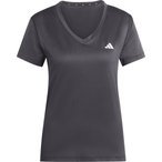 adidas Workout Essentials V-Neck  Damen  T-Shirts schwarz Größe L Laufen | Tra