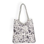 KAVU - Barter Bag - Umhängetasche grau/weiß