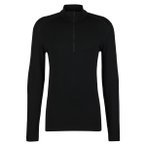Icebreaker - 260 Tech L/S Half Zip - Merinounterwäsche Gr M schwarz