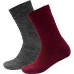 DEVOLD Daily Merino Medium Sock Kid - Socken beetroot mix 28/30