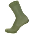 Santini - Cycling High Socks Q-Skin Puro - Radsocken 44-47 - XL/XXL oliv