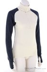 Devold Expedition Merino Silk Zip Damen Funktionsshirt-Weiss-S