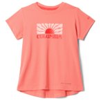 Columbia - Kid's Tech Trail Utility S/S Graphic Crew - Funktionsshirt Gr XS rot