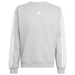 adidas - Essentials 3-Stripes Fleece Sweatshirt - Pullover Gr S grau