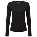 Sherpa - Women's Nanda Merino L/S Tee - Longsleeve Gr M schwarz