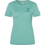 Super.Natural Bergglück  Damen  T-Shirts tuerkis Größe L Trekking  Hautfreund
