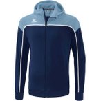 ERIMA Herren Kapuzensweat CHANGE training jacket with hood, Größe M in Blau