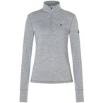 Super.Natural Tundra175 Zip 1/4 Bunny  Damen  Langarm Unterhemden grau Größe L