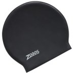 Zoggs - Long Hair Latex Cap - Badekappe schwarz