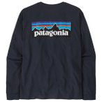 Patagonia - L/S P-6 Logo Responsibili-Tee - Longsleeve Gr S blau