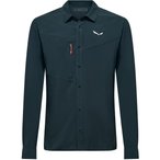 Salewa Puez LS  Herren  Hemden blau Größe M Trekking  Schnell trocknend
