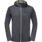 JACK WOLFSKIN Herren Funktionsjacke BORNBERG HOODY M, Größe 3XL in Grau