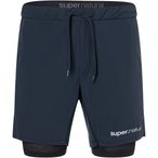 Super.Natural Double Layer  Herren  Laufhose blau Größe XXL Trailrunning | Lau