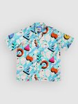 The Dudes Squiggle Pattern Light Hawaiian Hemd multicolor Gr. XXL