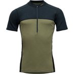 Devold Lauparen Merino 190 Zip  Herren  T-Shirts oliv Größe M Trekking  Schnel