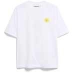 Armedangels Tarjaa Graphic  Damen  T-Shirts weiss Größe S Lifestyle  Hautfreun