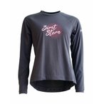 Zimtstern Spunz LS Trikot Damen  Radtrikots blau Größe M Mountainbike  Elastis