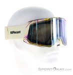 100% Snowcraft S Hiper Skibrille-Beige-One Size