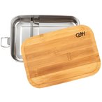 Herbertz Edelstahl Fachteiler Lunchbox  Brotdosen & Behälter Größe 2.4L Campi