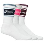 Asics - Logo Crew Sock - Multifunktionssocken 43-46 weiß