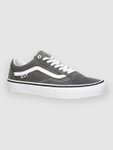 Vans Skate Old Skool Skateschuhe pewter / white Gr. 7.5